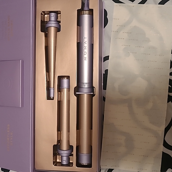 NWT Monat Triple Touch 3-in-1 Curling Wand - Picture 4 of 9